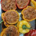 Pimientos rellenos de carne